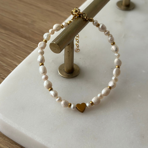 Bransoletka Pearl Heart