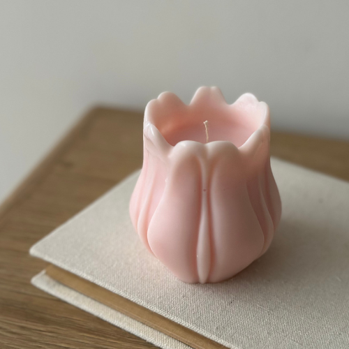 Świeca Sojowa - Tulipan Pink