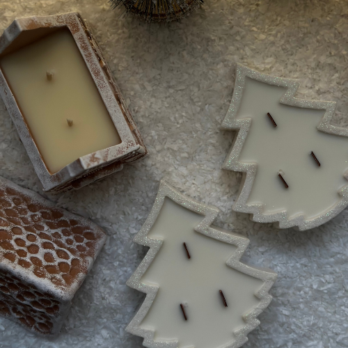 Świeca Sojowa Dekoracyjna - Choinka