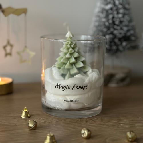 Świeca Sojowa Dekoracyjna – Magic Forest
