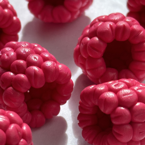 Raspberry & Pearl Necklace