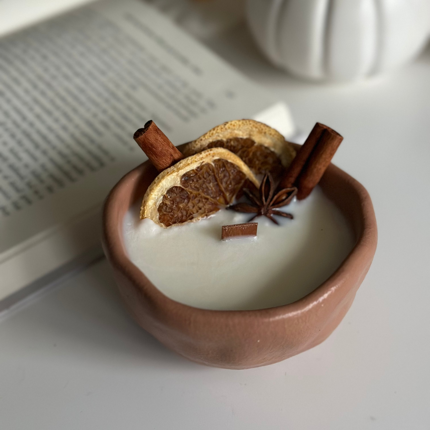 Świeca Sojowa Dekoracyjna - Domowe Ciepło