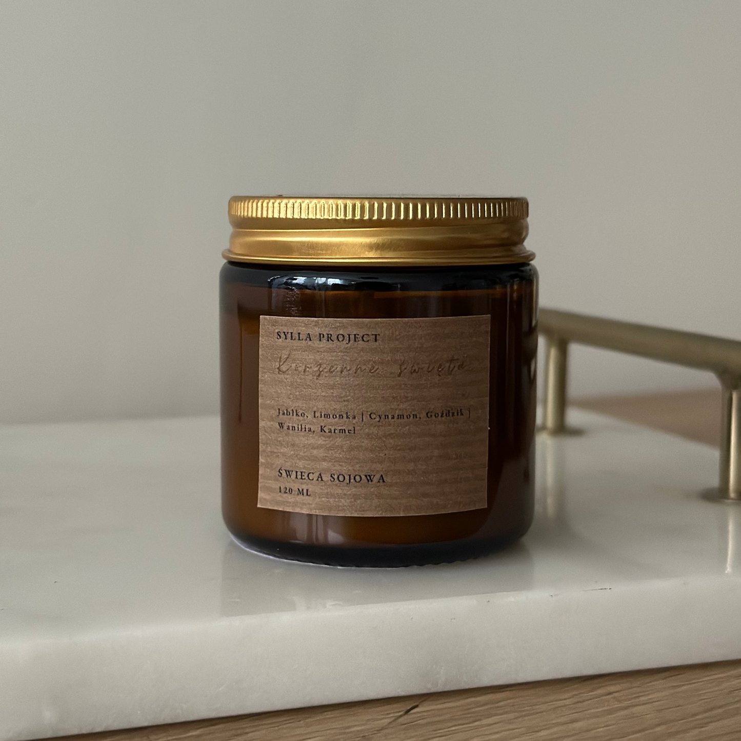 Świeca Sojowa 120 ml – Korzenna Zima