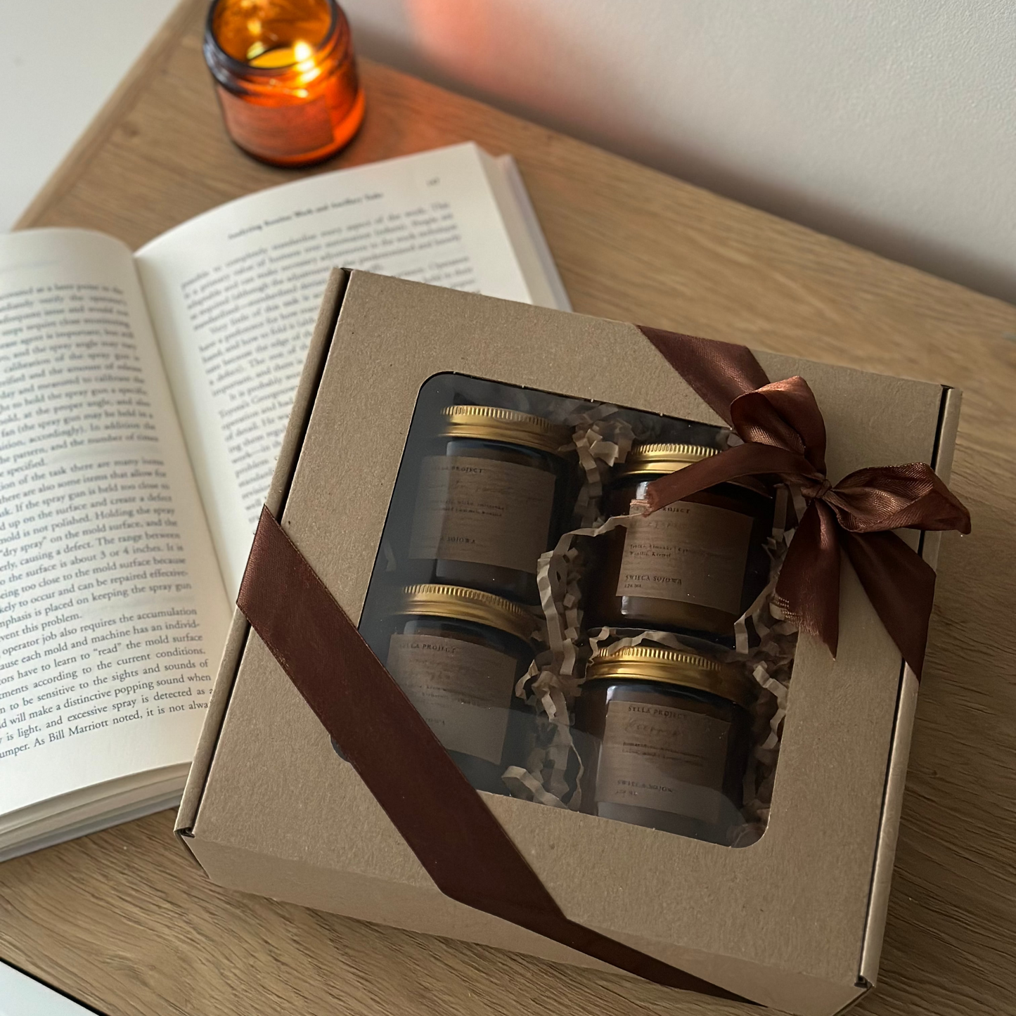 Zestaw Prezentowy Świec Sojowych – Aromat Zimy