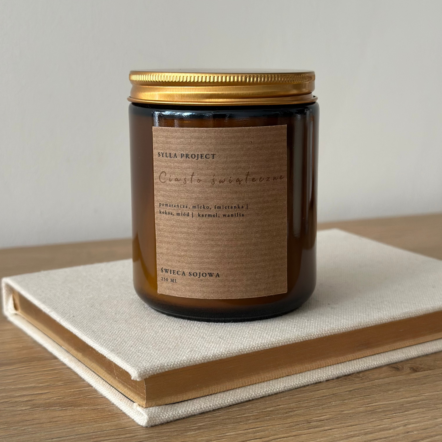 Świeca Sojowa 250 ml – Ciasto Świąteczne