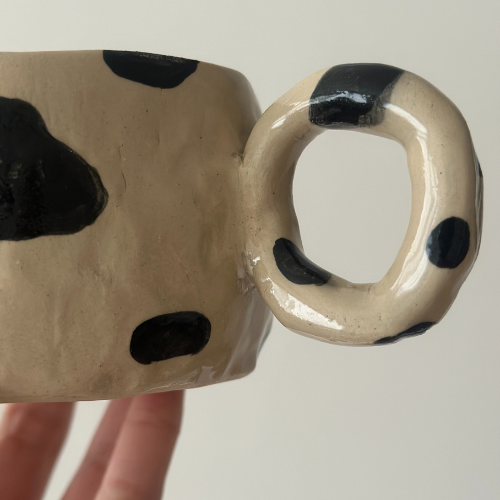 Kubek ceramiczny Krówka 300 ml 🐄☕