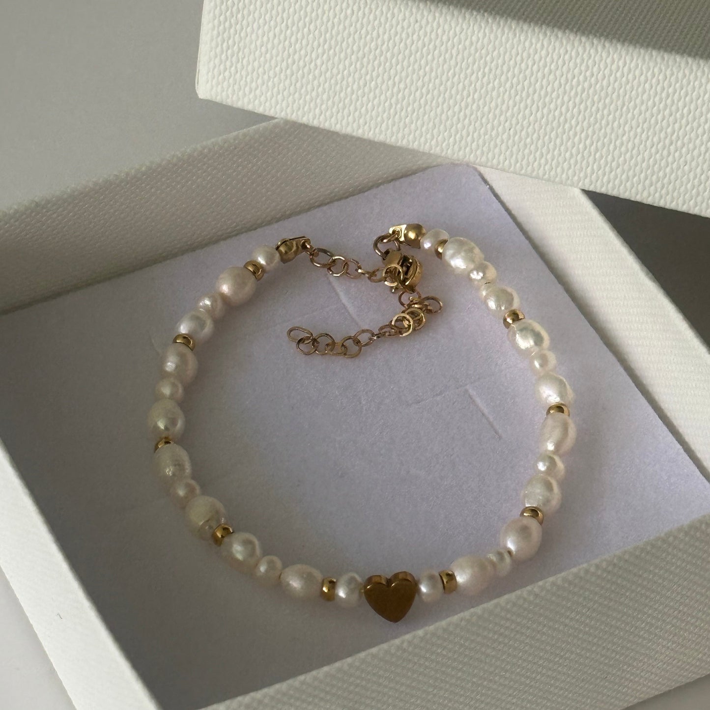 Bransoletka Pearl Heart