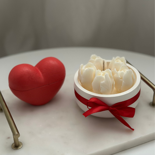 Świeca Sojowa - Heart