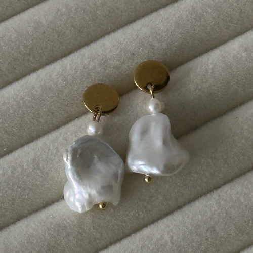 Kolczyki z pereł - Baroque