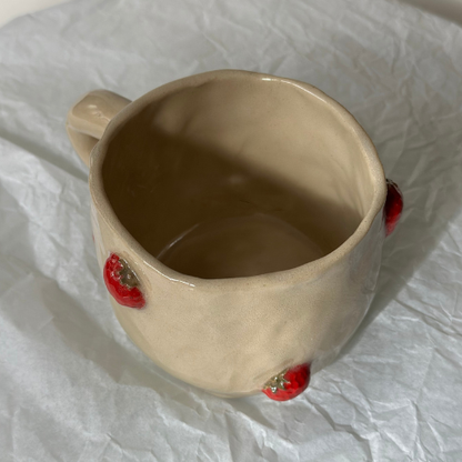Kubek Ceramiczny - Truskawki🍓