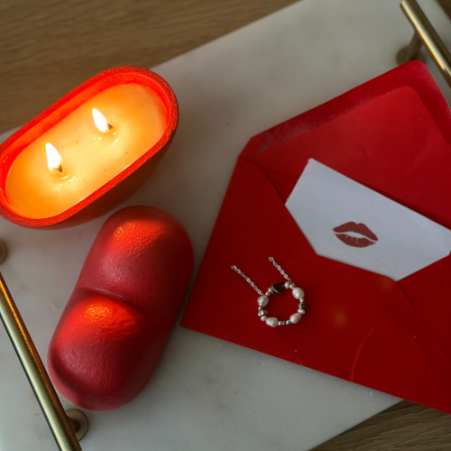 Pierścionek Pearl Heart