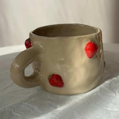 Kubek Ceramiczny - Truskawki🍓