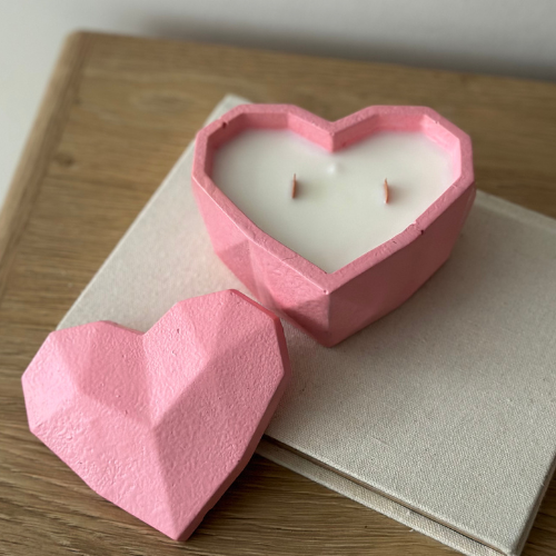 Świeca Sojowa - Serce
