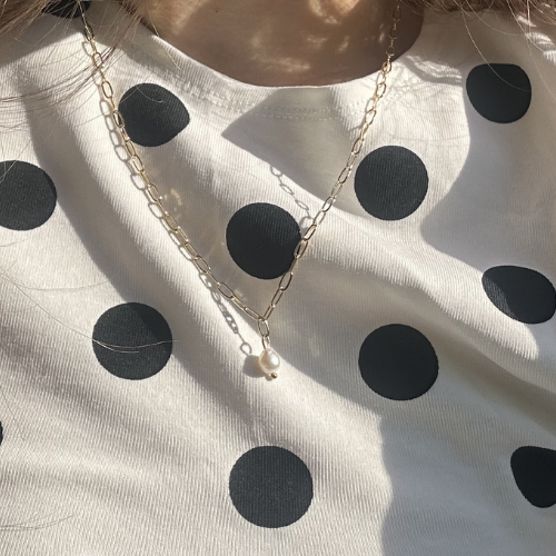 Naszyjnik Pearl – Perła na łańcuszku 🐚