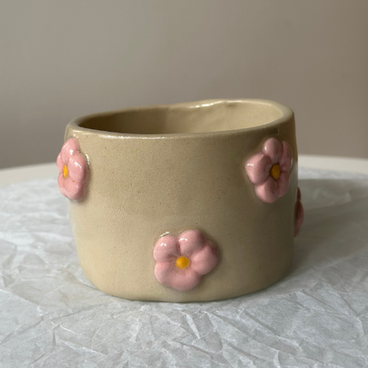 Kubek Ceramiczny - Kwiaty 🌸