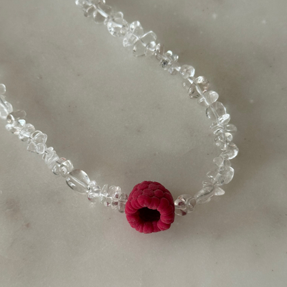 Necklace - CRYSTAL RASPBERRY