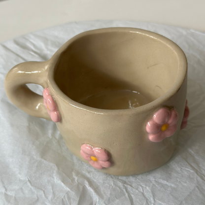 Kubek Ceramiczny - Kwiaty 🌸