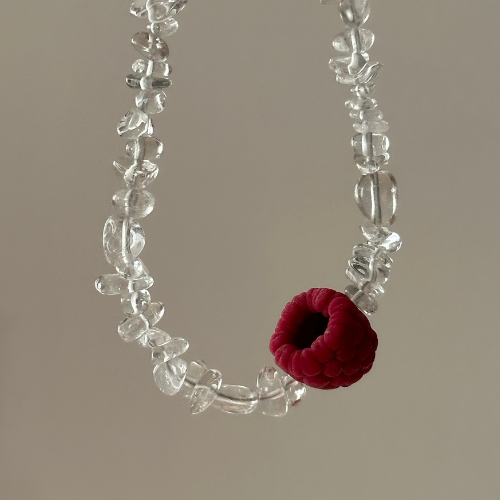 Necklace - CRYSTAL RASPBERRY