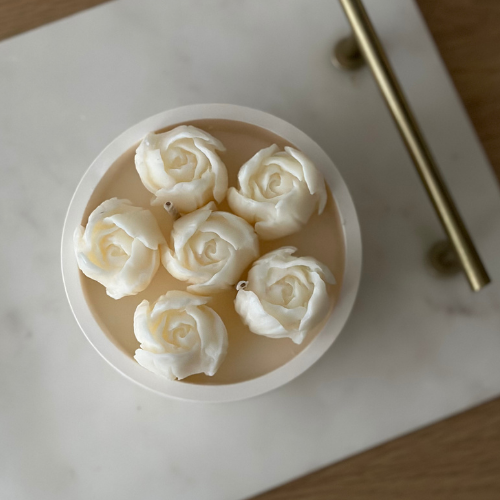 Świeca Sojowa Dekoracyjna – Tulipany