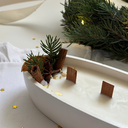 Świeca Sojowa Dekoracyjna – Zimowy Wieczór