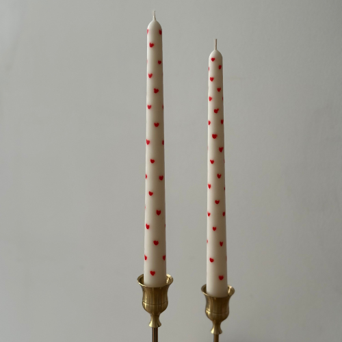 Świeca Sojowa Stołowa Klasyczna Heart