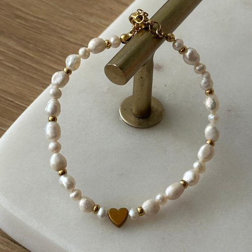 Bransoletka Pearl Heart