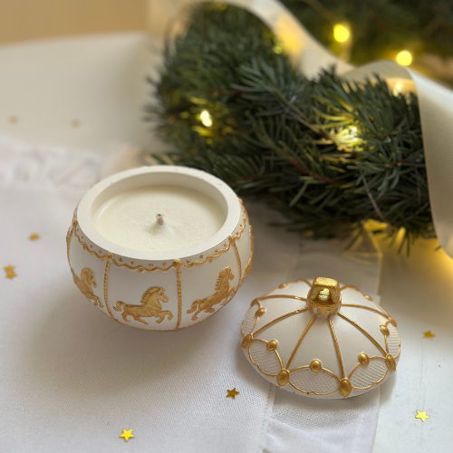 Zestaw Prezentowy Świąteczny: Bombka Świąteczna + Bombka Z Konikami