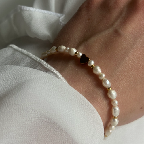 Bransoletka Pearl Heart