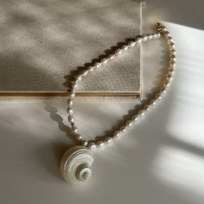 🐚 Siren’s Tale – Naszyjnik z Pereł i Muszli