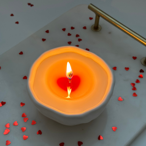 Świeca Sojowa Flame – Ukryte Serce