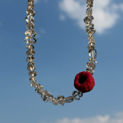 Necklace - CRYSTAL RASPBERRY