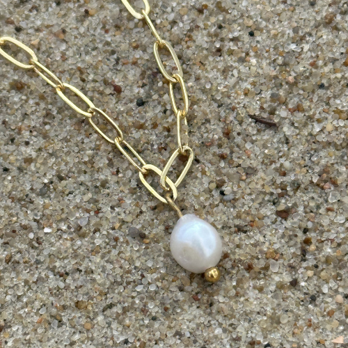 Naszyjnik Pearl – Perła na łańcuszku 🐚