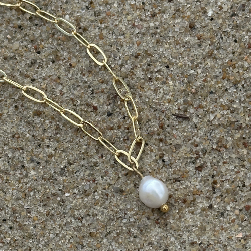 Naszyjnik Pearl – Perła na łańcuszku 🐚