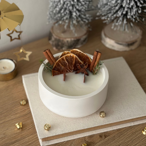 Świeca Sojowa Dekoracyjna - Korzenna