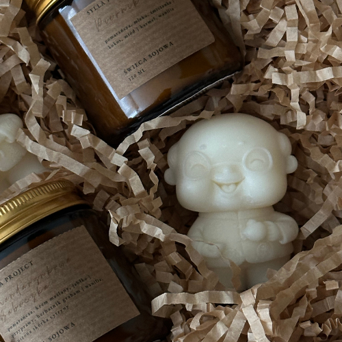 Zestaw Prezentowy dla Dziadków – Babcia & Dziadek oraz Dwie Świece w Szkle 120ml