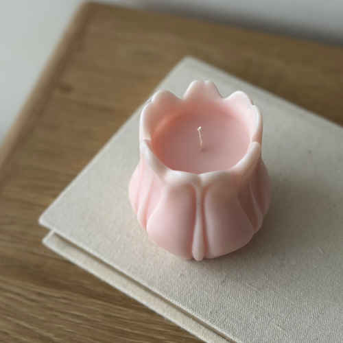 Świeca Sojowa - Tulipan Pink