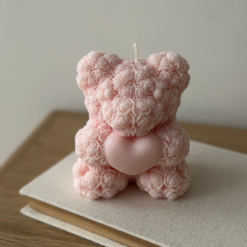 Świeca Sojowa - Teddy Bear Pink