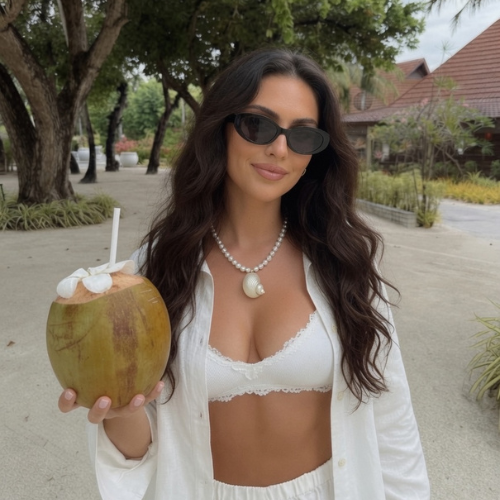 🐚 Siren’s Tale – Pearl and Shell Necklace