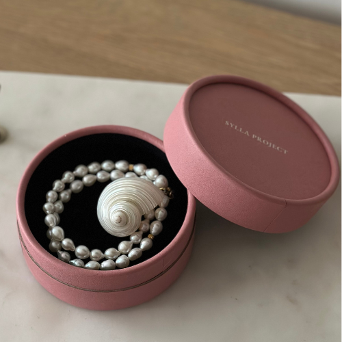 🐚 Siren’s Tale – Pearl and Shell Necklace