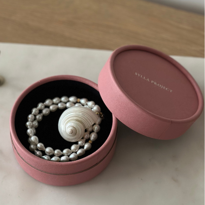 🐚 Siren’s Tale – Pearl and Shell Necklace