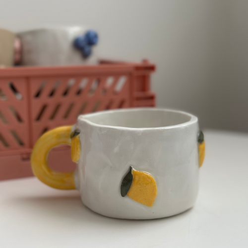 Kubek Ceramiczny - Cytrynki🍋