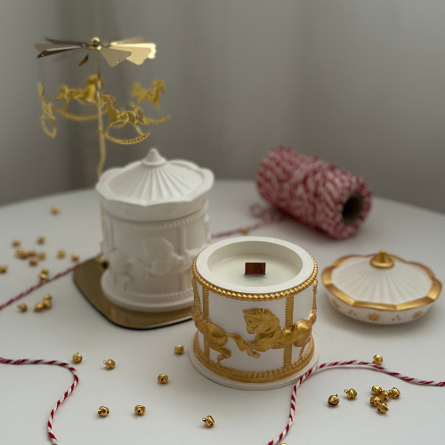 Świeca Sojowa Dekoracyjna - Karuzela