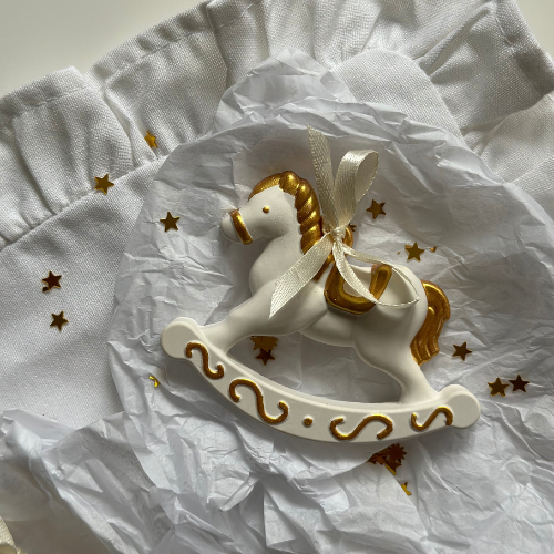 Zestaw Prezentowy Świąteczny: Karuzela Z Konikami, Bombka Świąteczna i Zawieszka Konik