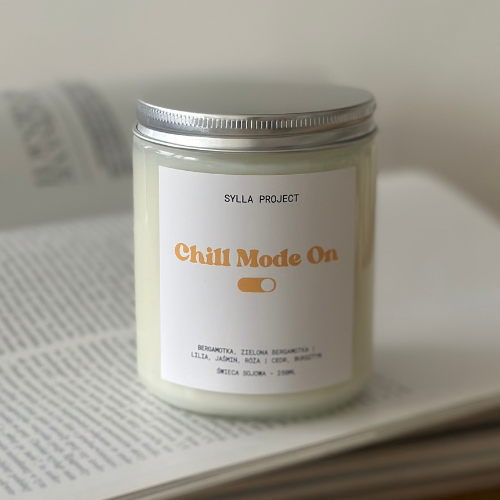 Chill Mode On - Świeca Sojowa w Szkle 250 ml