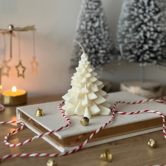 Choinka Świąteczna - Świeca Sojowa