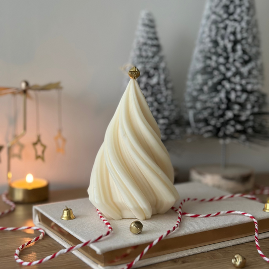 Choinka Zakręcona - Świeca Sojowa