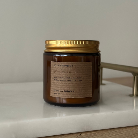 Świeca Sojowa 120 ml – Piernik