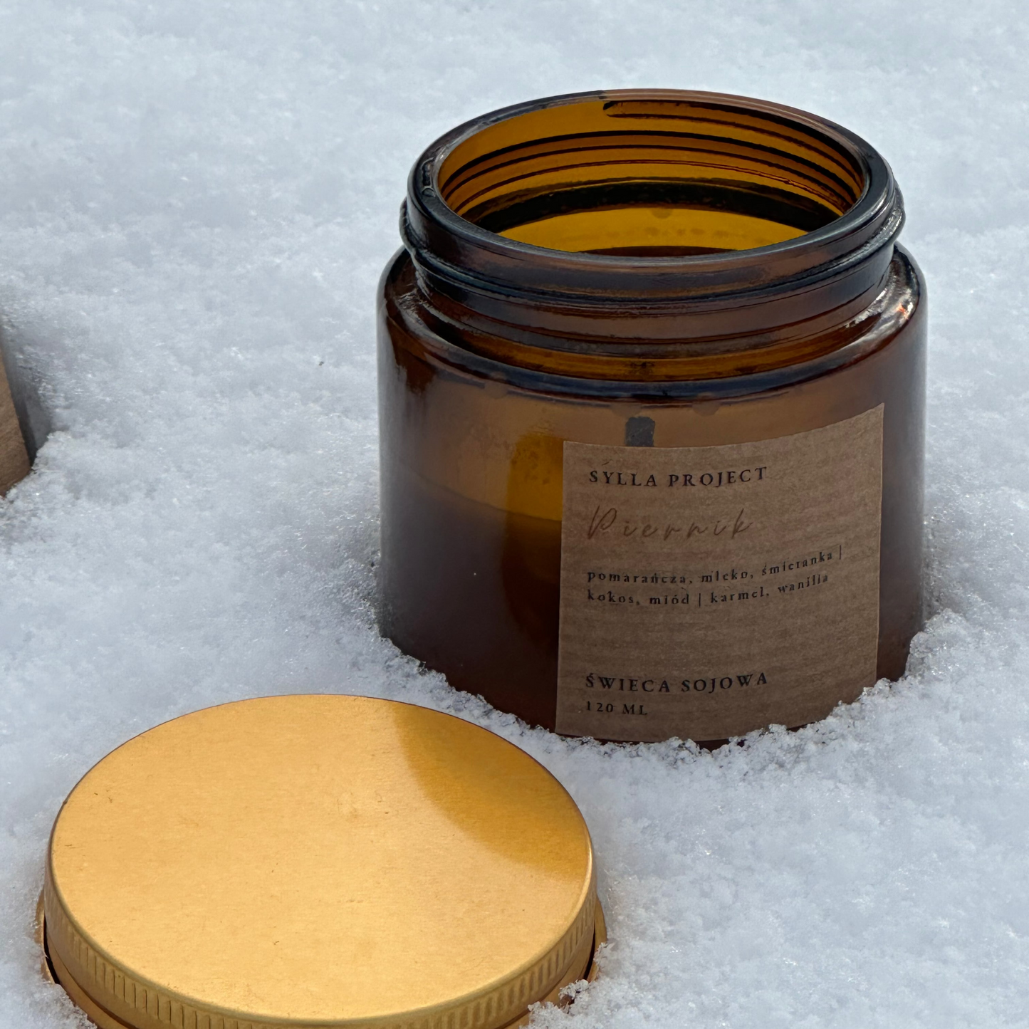 Świeca Sojowa 120 ml – Korzenna Zima