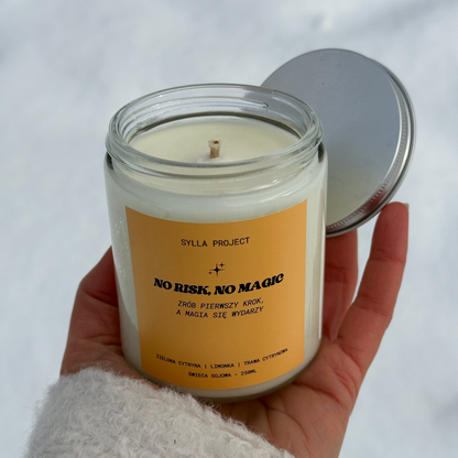 No Risk, No Magic – Świeca Sojowa 250 ml