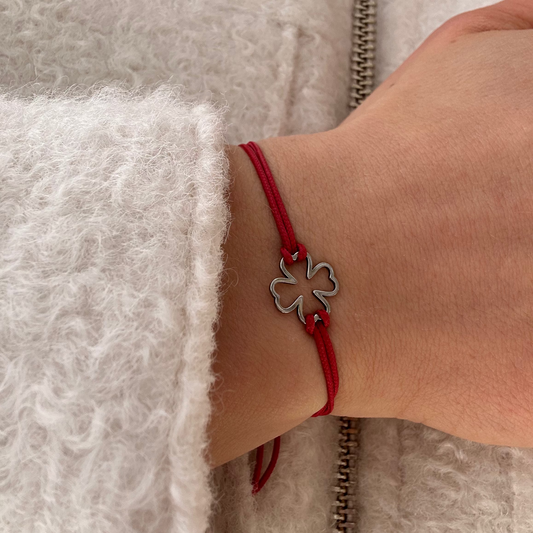 Bransoletka Szczęścia - Koniczynka